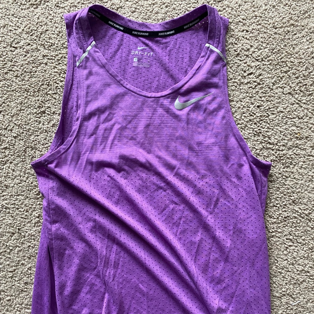 Purple Nike Dri fit singlet